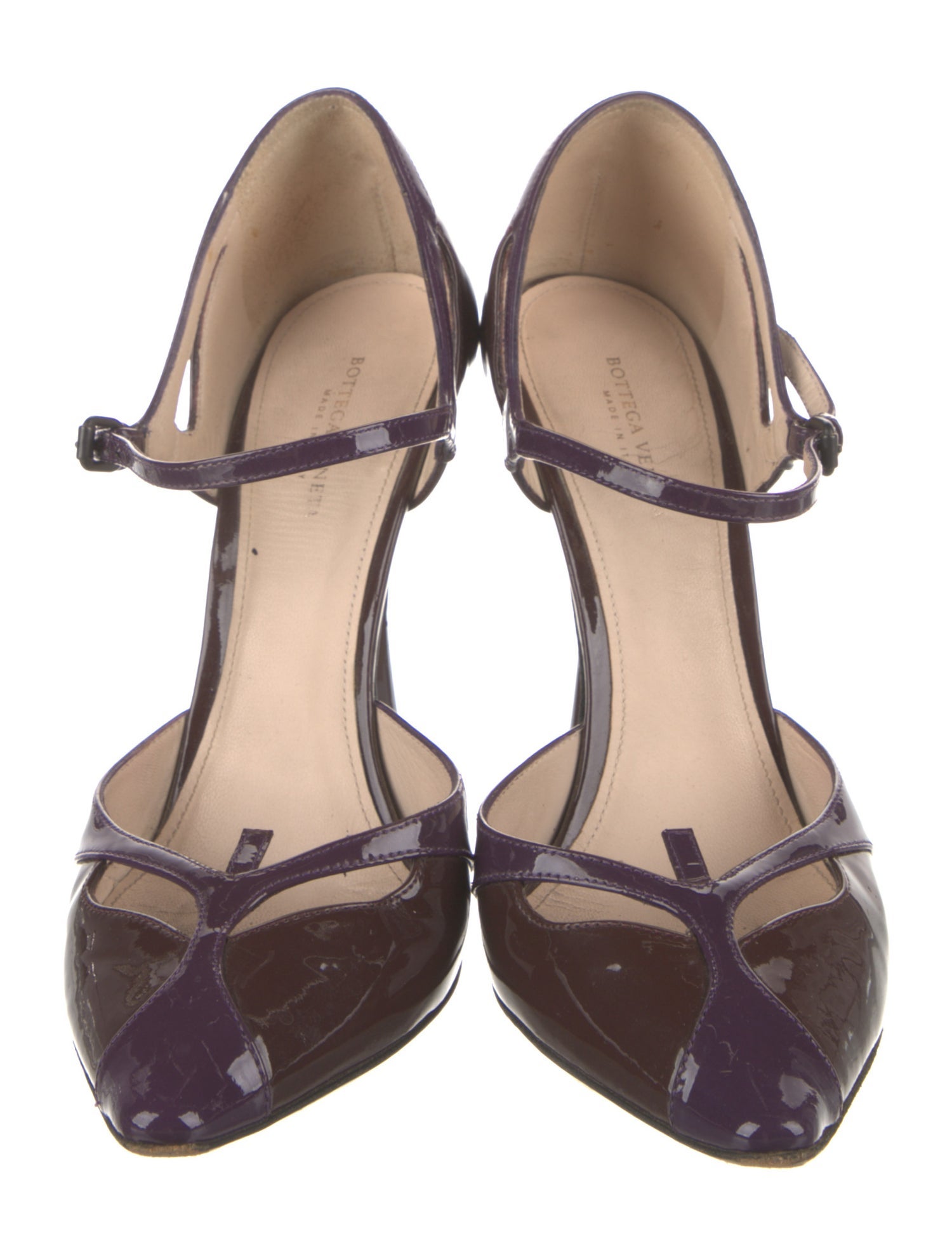 Bottega Veneta Patent Leather D'Orsay Pumps